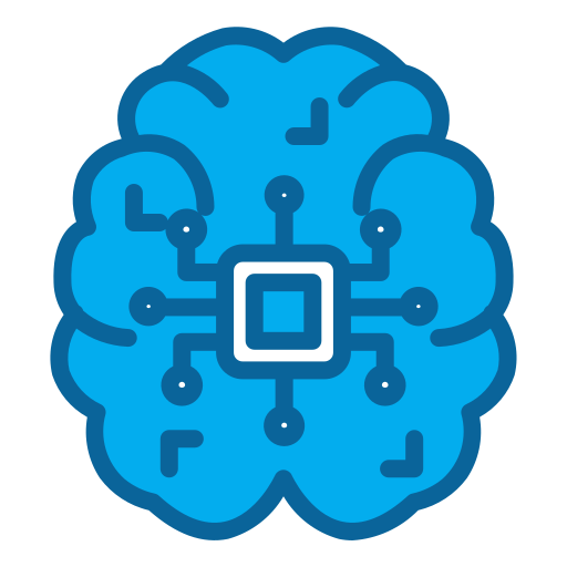 Brain Generic Blue Icon