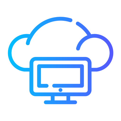 computación en la nube icono gratis