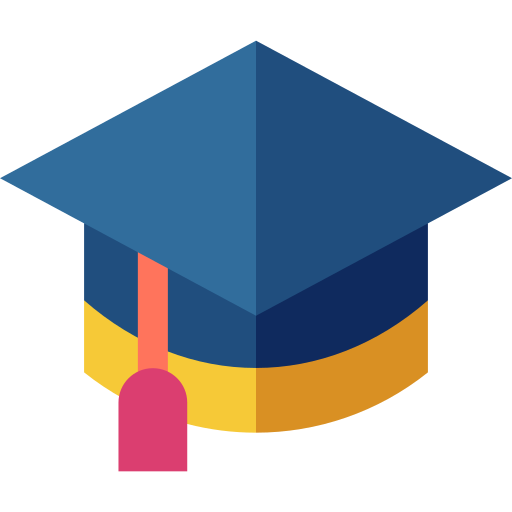 gorro de graduación icono gratis