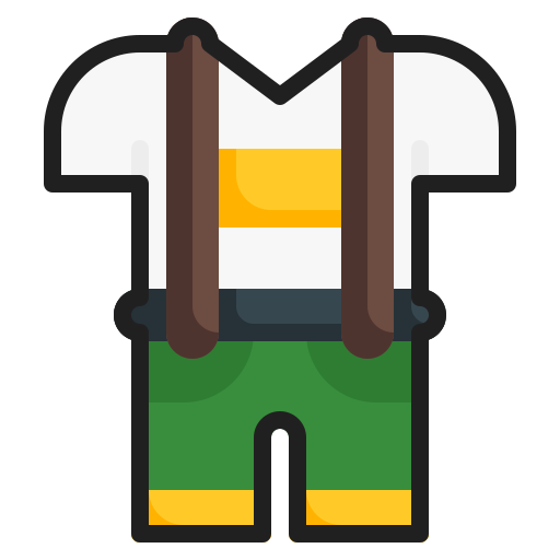 lederhosen icono gratis