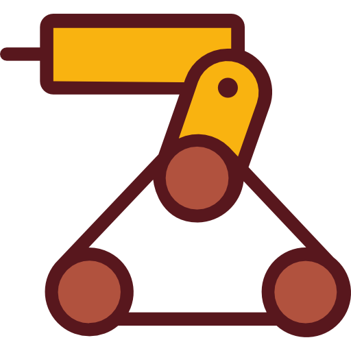 robot industrial icono gratis