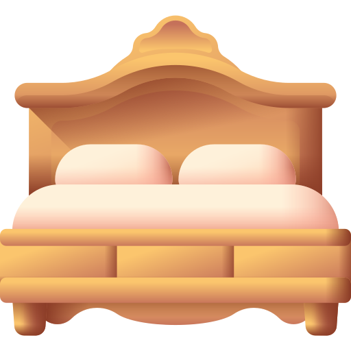 cama matrimonial icono gratis