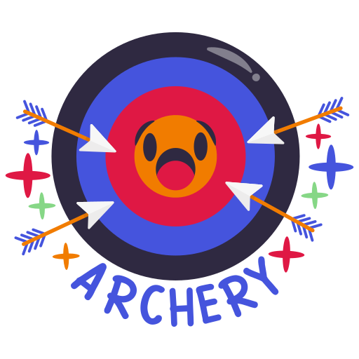 bogenschießen kostenlos Sticker