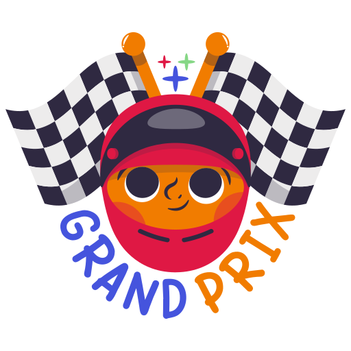 Grand prix free sticker
