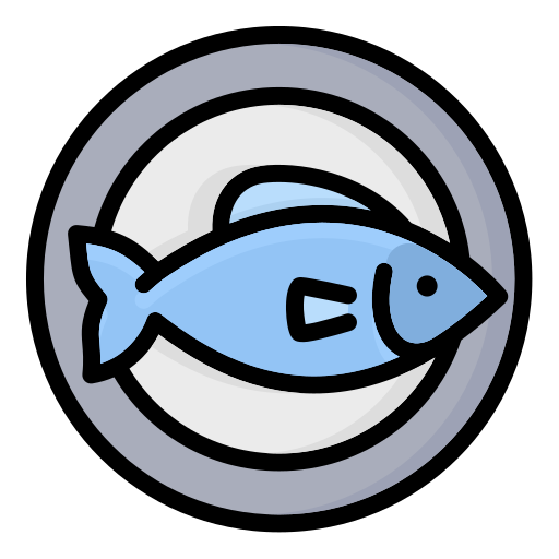 Fried fish Generic Outline Color icon