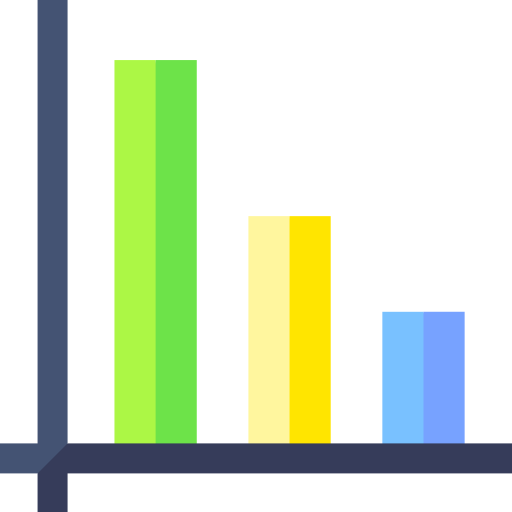 Bar chart Basic Straight Flat icon