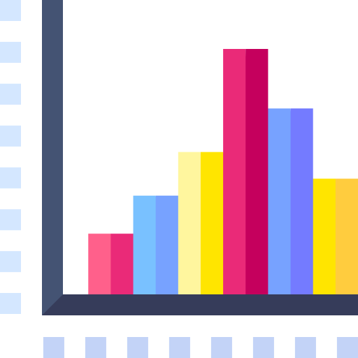 gráfico de barras icono gratis