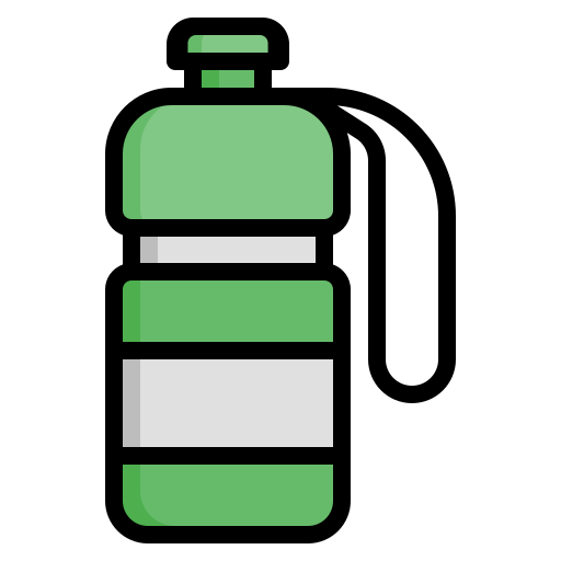 Water bottle Generic Outline Color icon