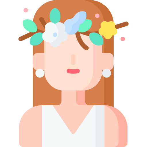 Flower crown free icon