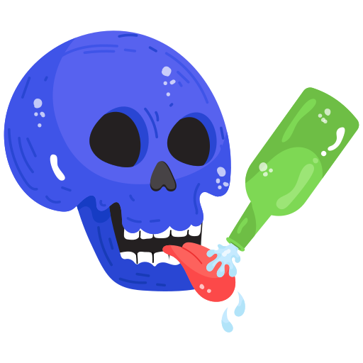 Drunk free sticker Drunk free sticker