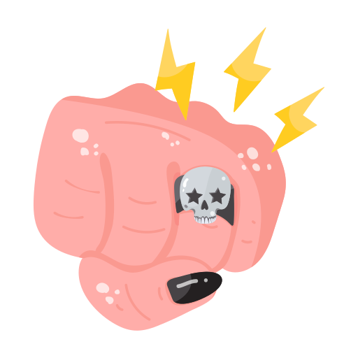 Punch free sticker