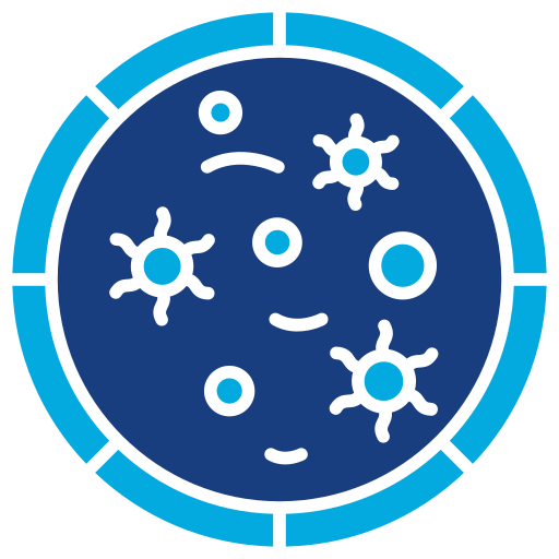 Microbiology Generic Blue icon