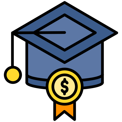 Scholarship - Free education icons