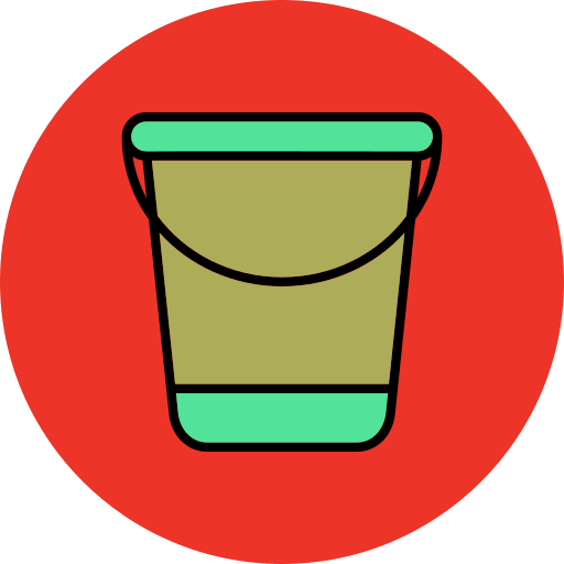 Water bucket - Free construction and tools icons