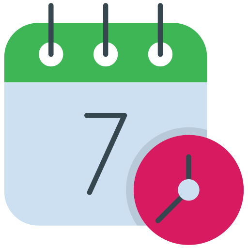 Week - Free time and date icons