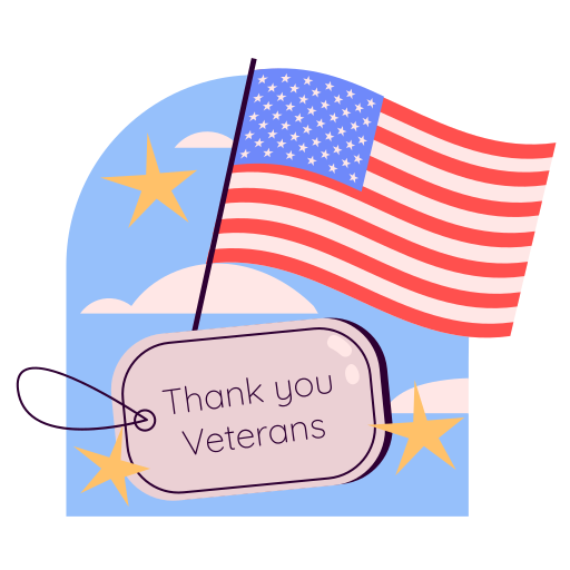 veterans day gratis sticker