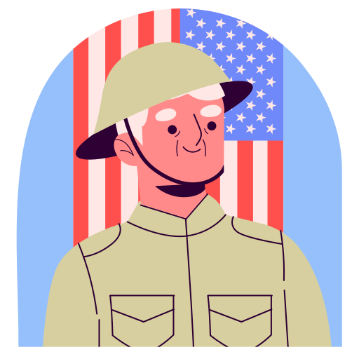 veterans day gratis sticker