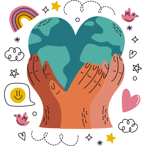 world kindness day gratis sticker