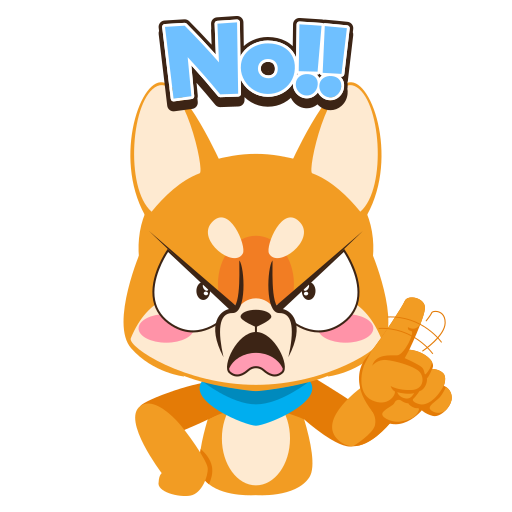 nein kostenlos Sticker