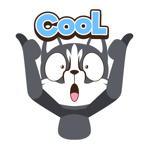 cool gratuit sticker