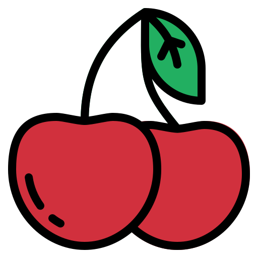 Cherry Generic Outline Color Icon