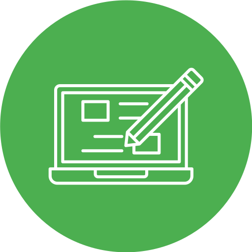 Blogging free icon