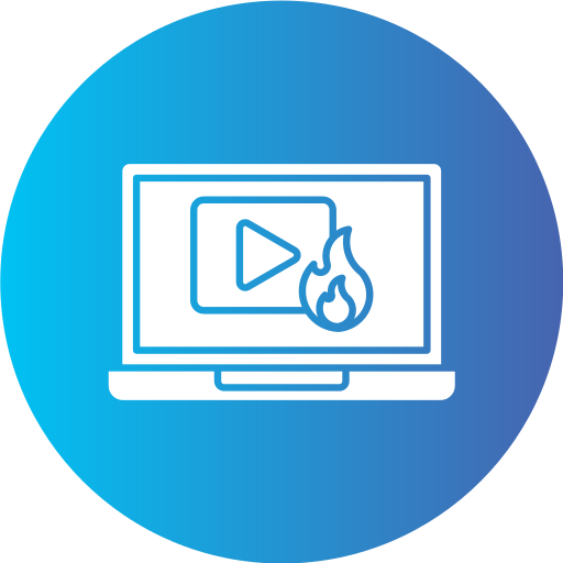 vidéo tendance Icône gratuit vidéo tendance Icône gratuit