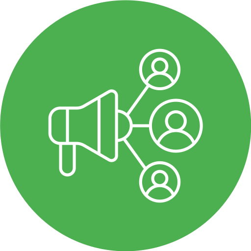 social media marketing icono gratis