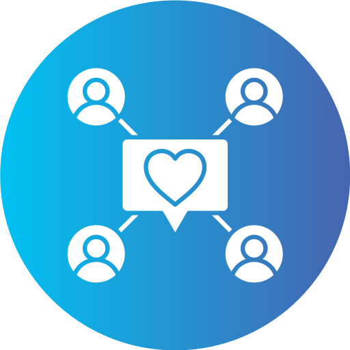 social media marketing grátis ícone
