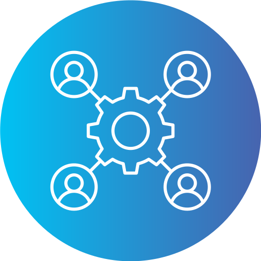 Network Generic Flat Gradient icon