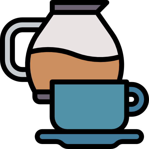 Coffee Mynamepong Lineal Color Icon