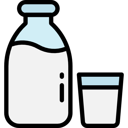 Milk free icon Milk free icon