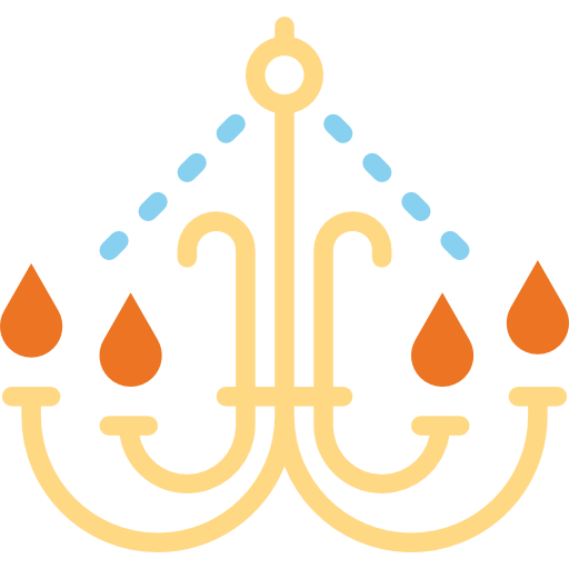 Chandelier free icon