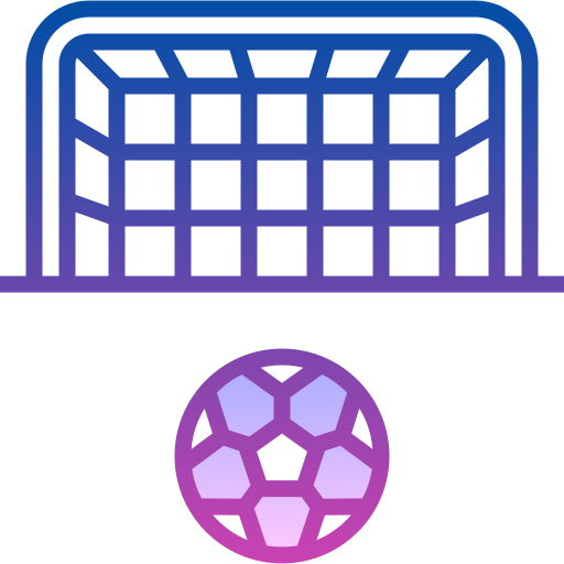 Goal Detailed Bright Gradient Icon