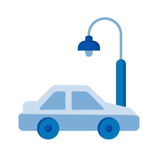 aparcamiento de coches icono gratis