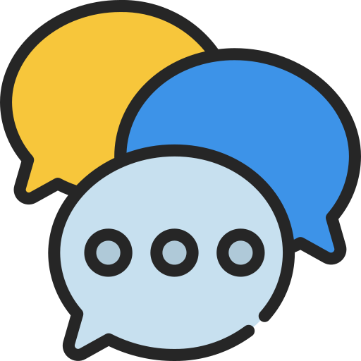 Group chat - Free communications icons