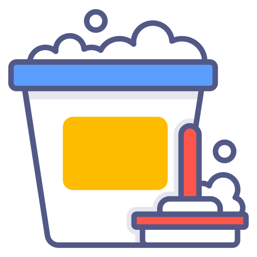 Cleaning bucket free icon Cleaning bucket free icon