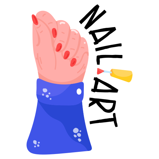 arte de uñas icono gratis