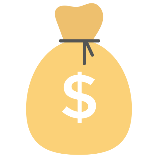 bolsa de dinheiro grátis ícone