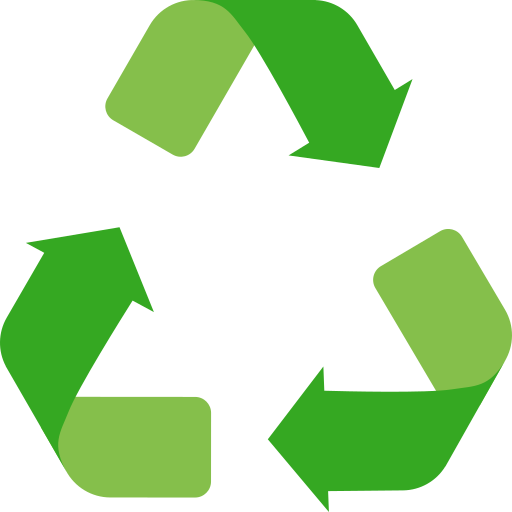 Recycle sign Generic Flat icon