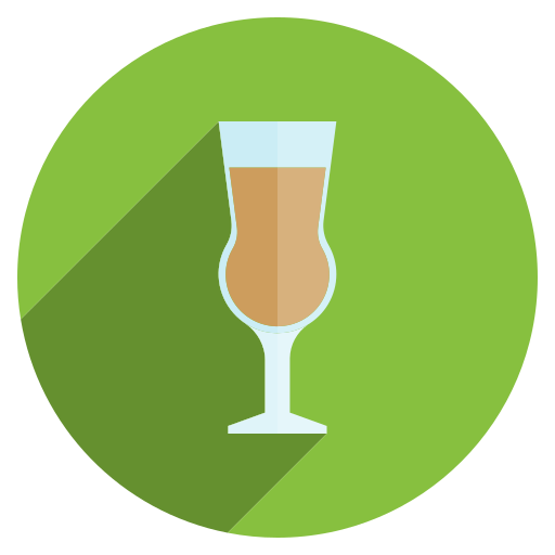 café helado icono gratis