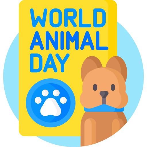 world animal day icono gratis