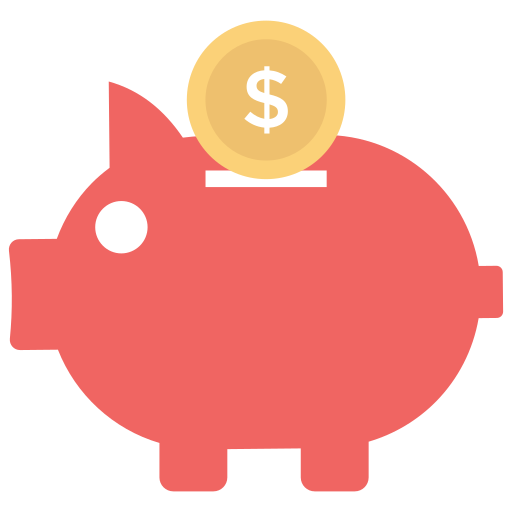 Piggy bank Generic Flat icon