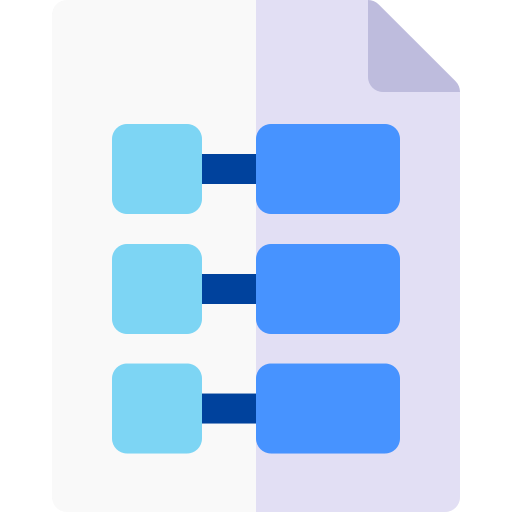 Key value database Basic Rounded Flat icon