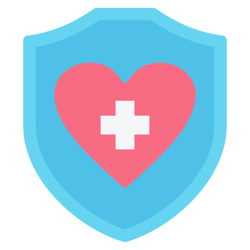 seguro de salud icono gratis