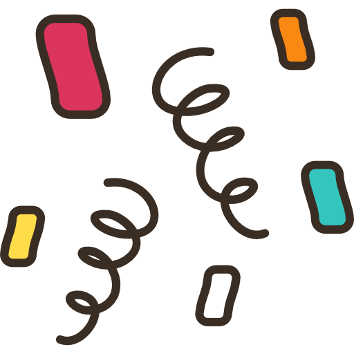 konfetti kostenlos Icon konfetti kostenlos Icon