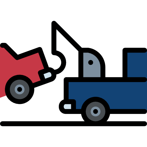 Tow Truck PongsakornRed Lineal Color Icon