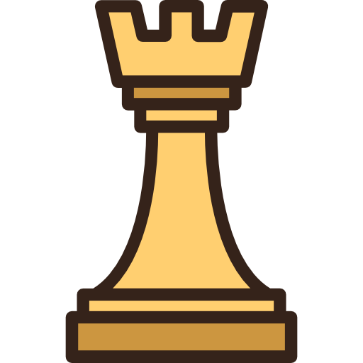 Rook Chess Sport Icon Outline Graphic by yellowhellow · Creative Fabrica