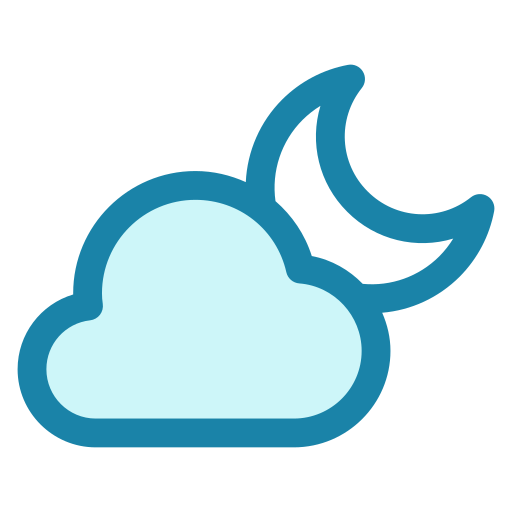 Clouds-moon - Free weather icons