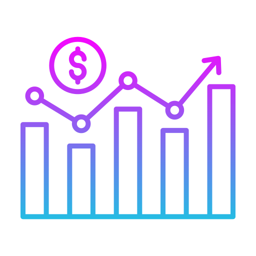 bolsa de valores icono gratis